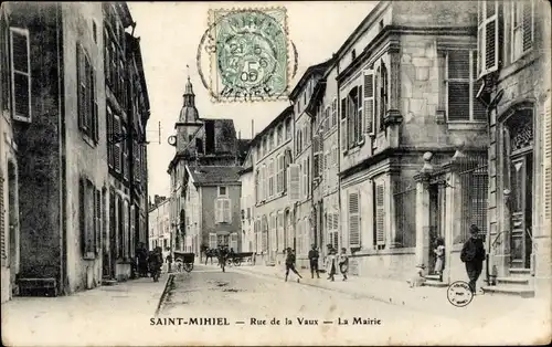 Ak Saint Mihiel Meuse, Rue de la Vaux, La Mairie