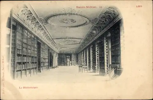Ak Saint Mihiel Meuse, La Bibliotheque