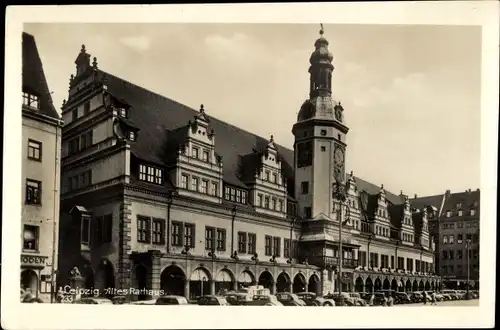 Foto Ak Leipzig in Sachsen, Altes Rathaus