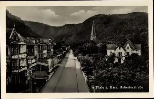 Ak Thale im Harz, Straßenpartie