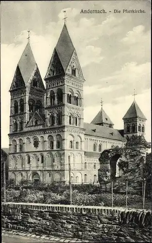 Ak Andernach am Rhein, Pfarrkirche