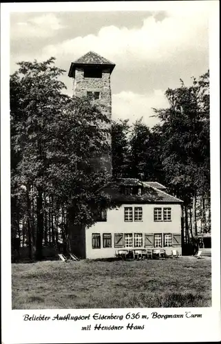 Ak Eisenberg in der Pfalz, Gaststätte Eisenberg, Borgmann Turm