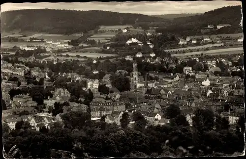 Ak Bad Kissingen Unterfranken Bayern, Gesamtansicht, Blick vom Jagdhaus