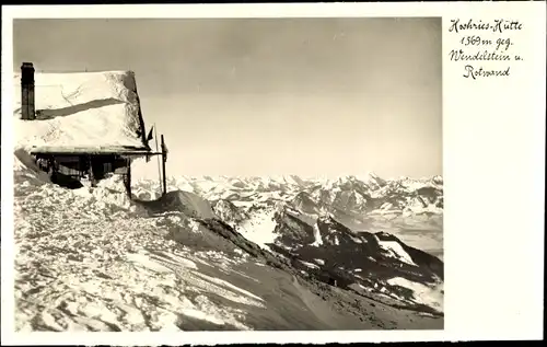 Ak Samerberg in Oberbayern, Hochrieshütte, Wendelstein, Rotwand