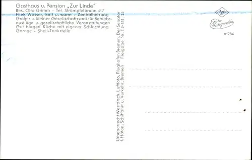 Ak Wagenschwend Limbach im Odenwald Baden, Gasthaus und Pension Zur Linde