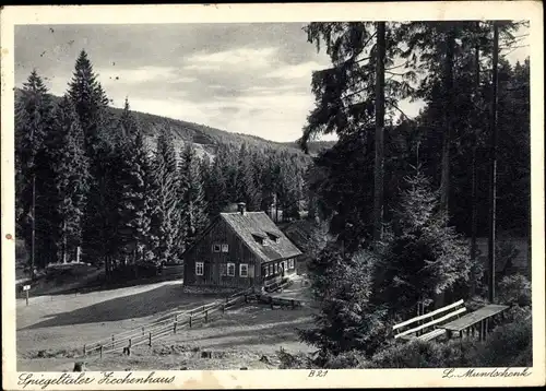 Ak Wildemann Clausthal Zellerfeld im Oberharz, Blick auf Spiegeltaler Zechenhaus