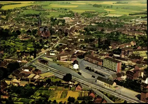 Ak Tönisvorst am Niederrhein, Fliegeraufnahme vom Ort