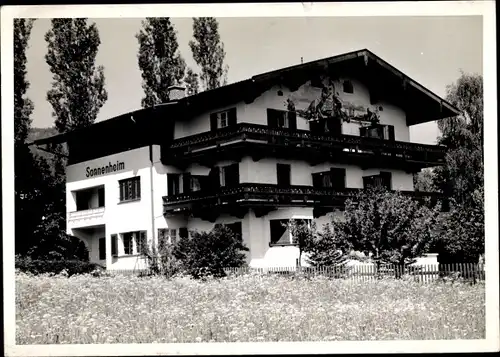 Foto Ak Tegernsee in Oberbayern, Haus "Sonnenheim", Gesamtansicht