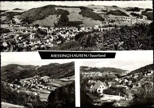 Ak Messinghausen Brilon im Sauerland, Panorama, vers. Perspektiven