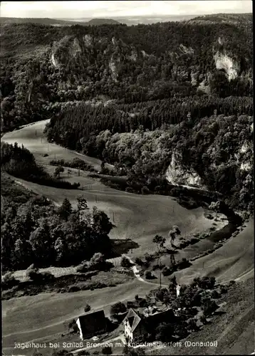 Ak Fridingen an der Donau in Baden Württemberg, Gasthaus u. Pension z. Jägerhaus b. Schloss Bronnen