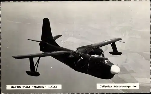 Ak Französisches Militärflugzeug, Martin PSM 1 Marlin