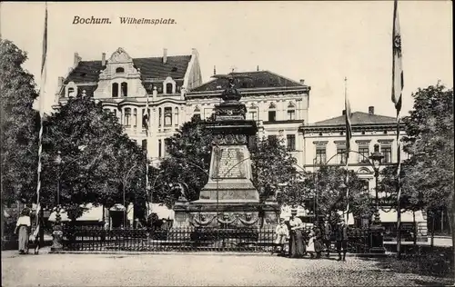 Ak Bochum im Ruhrgebiet, Wilhelmsplatz