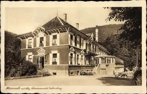 Ak Bad Herrenalb im Schwarzwald, Falkenburg, Pension