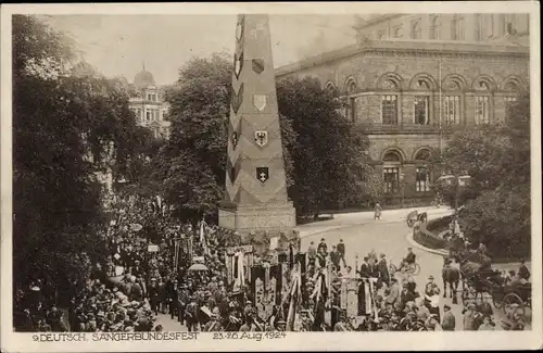 Ak Hannover in Niedersachsen, Deutsches Sängerbundesfest, 1924
