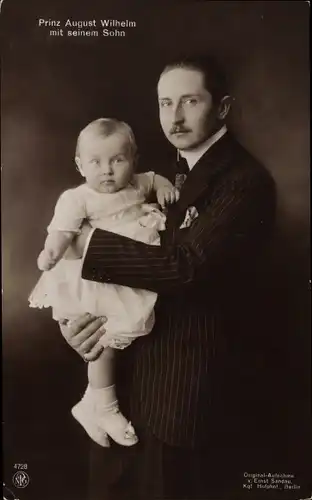 Ak Prinz August Wilhelm von Preußen, Prinz Alexander Ferdinand, NPG 4728