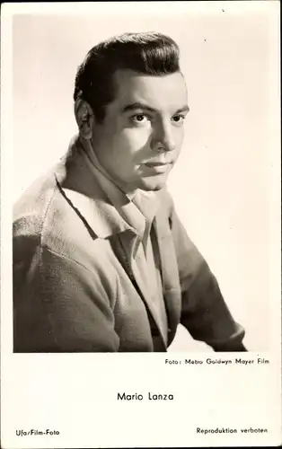 Ak Schauspieler und Opernsänger Mario Lanza, Portrait