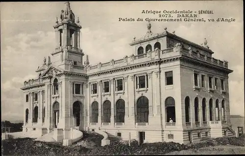 Ak Dakar Senegal, Palais du Gouvernement General, vu d'Angle