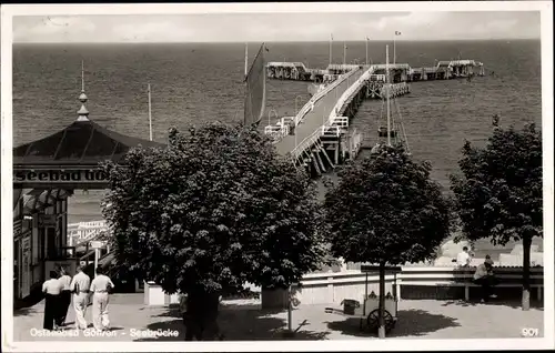 Ak Ostseebad Göhren auf Rügen, Seebrücke