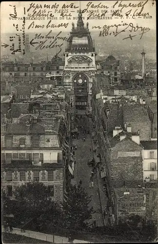 Ak Paris XVIII. Buttes Montmartre, Vue Panoramique