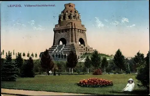 Ak Leipzig in Sachsen, Völkerschlachtdenkmal