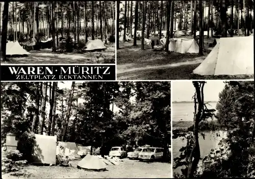 Ak Waren an der Müritz, Zeltplatz Ecktannen