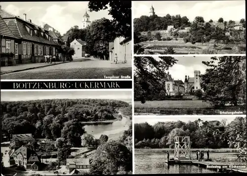 Ak Boitzenburg Boitzenburger Land Uckermark, Erholungsheim, Templiner Straße, Badesteg am Küchensee