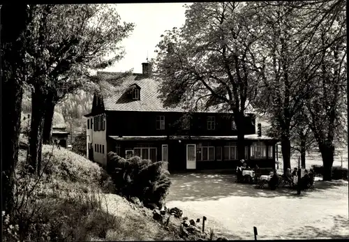 Ak Bad Elster im Vogtland, HO-Gaststätte "Forsthausschänke"