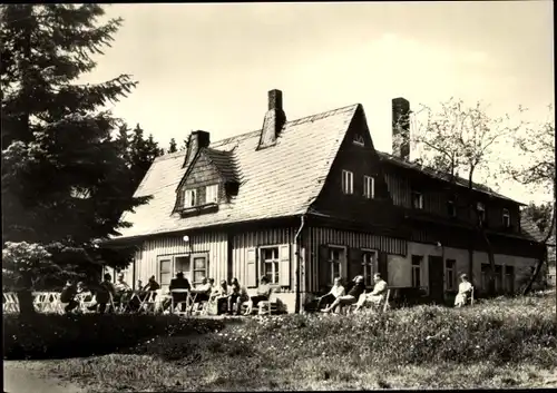 Ak Griesbach Schneeberg im Erzgebirge, Zentralschule