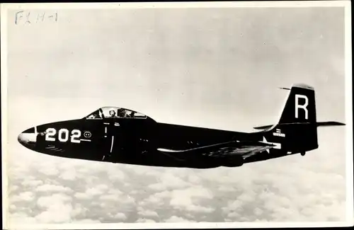 Ak Mc Donnell F2H 1 Banshee, Jagdbomber, Amerikanisches Militärflugzeug