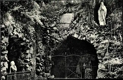 Ak Arenberg Koblenz am Rhein, Lourdesgrotte