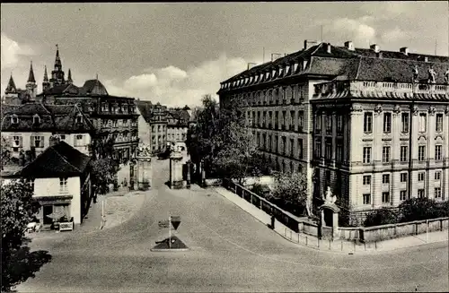 Ak Ansbach in Mittelfranken Bayern, Schlossplatz