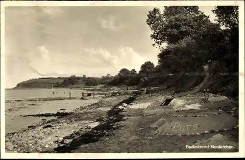 Ak Ostseebad Neukirchen in Holstein, Badestrand