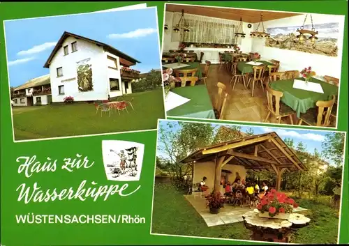 Ak Wüstensachsen Ehrenberg in der Rhön, Pension "Haus zur Wasserkuppe"