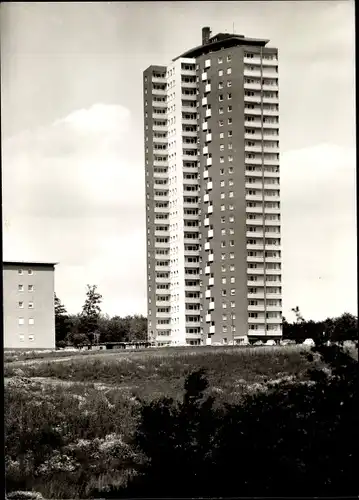 Ak Schweinfurt in Unterfranken Bayern, SKF-Wohnhochhaus