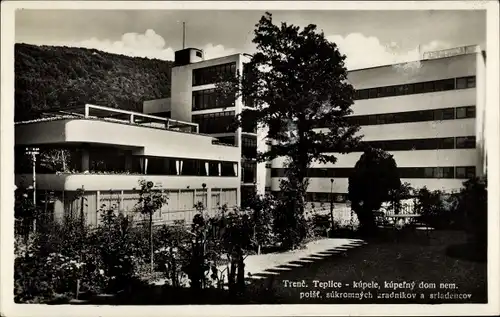 Ak Teplice Teplitz Region Aussig, Kupele, kupelny dom nem. poisf