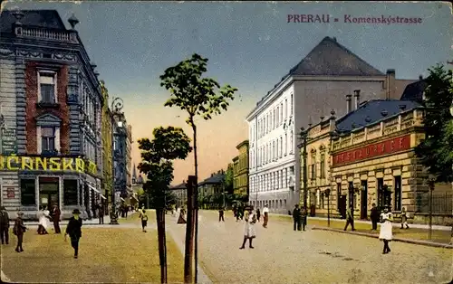 Ak Přerov Prerau Region Olmütz, Komenskystraße