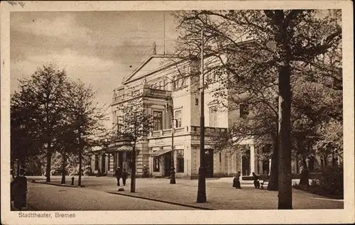 Ak Hansestadt Bremen, Stadttheater