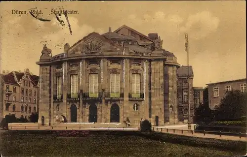 Ak Düren im Rheinland, Stadttheater