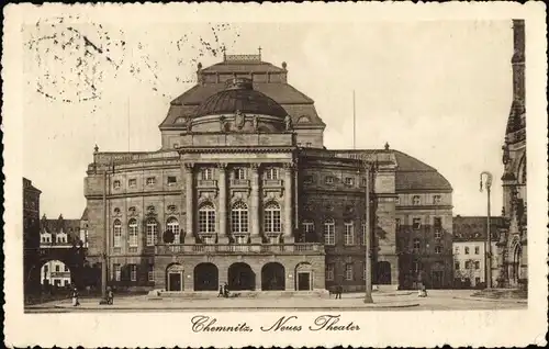 Ak Chemnitz in Sachsen, Neues Theater