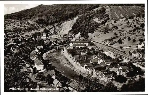 Ak Weisenbach im Murgtal Schwarzwald, Panorama