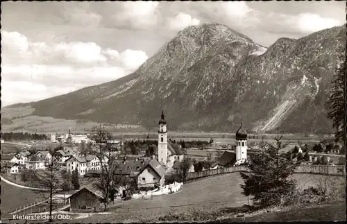 Ak Kiefersfelden Oberbayern, Ort mit Umgebung