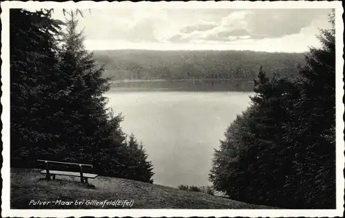 Ak Gillenfeld Eifel, Pulver Maar