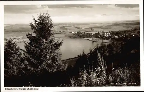 Ak Schalkenmehren in der Eifel, Weinfelder Maar
