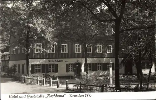 Ak Dresden Altstadt, Hotel und Gaststätte Fischhaus