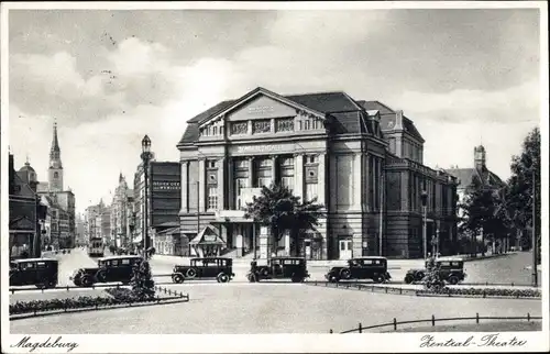 Ak Magdeburg an der Elbe, Zentraltheater