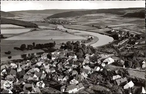 Ak Polle an der Weser vom Ort