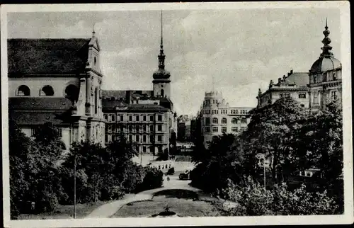 Ak Brno Brünn Südmähren, Lazansky-Platz