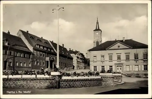 Ak Hartha in Sachsen, Markt