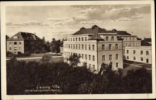 Ak Leisnig in Sachsen, Kreiskrankenhaus