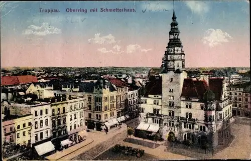 Ak Opava Troppau Region Mährisch Schlesien, Oberring, Schmetterhaus